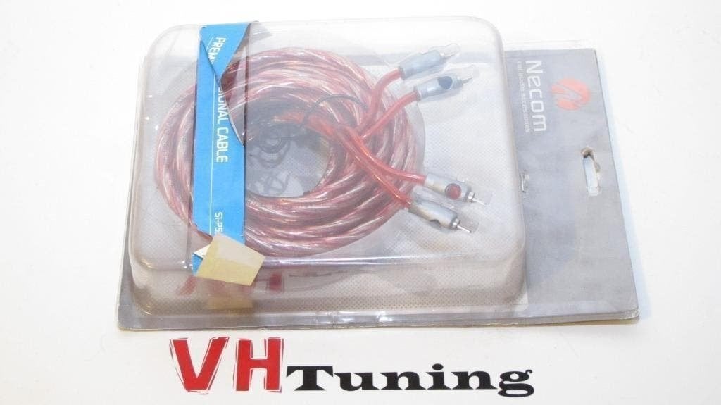 Necom SI-P5.2R24 Premium RCA signaalkabel spitter 5,2M, Ophalen of Verzenden, Nieuw
