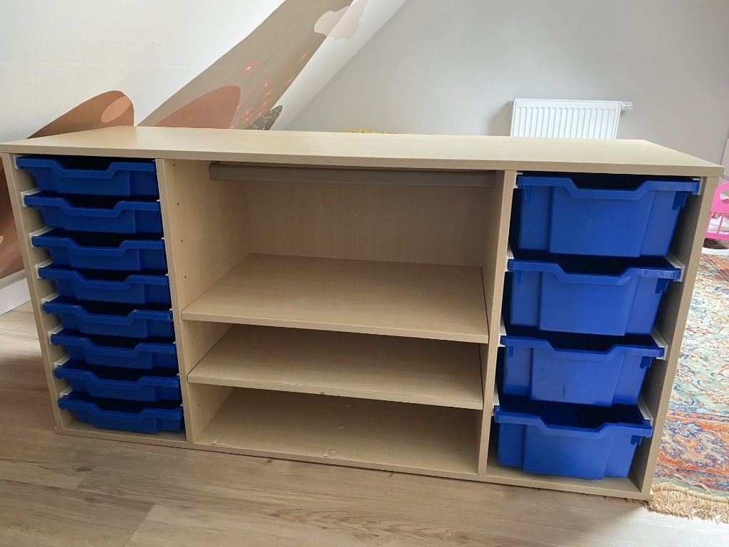 Kast met lades, Ophalen, Gebruikt, 100 tot 150 cm, 5 laden of meer