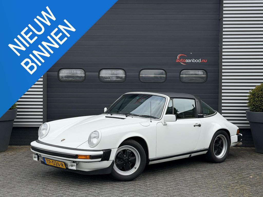 Porsche 911 3.0 SC Targa | Grand Prix White |, Auto's, Porsche, Achterwielaandrijving, Gebruikt, Wit, Leder