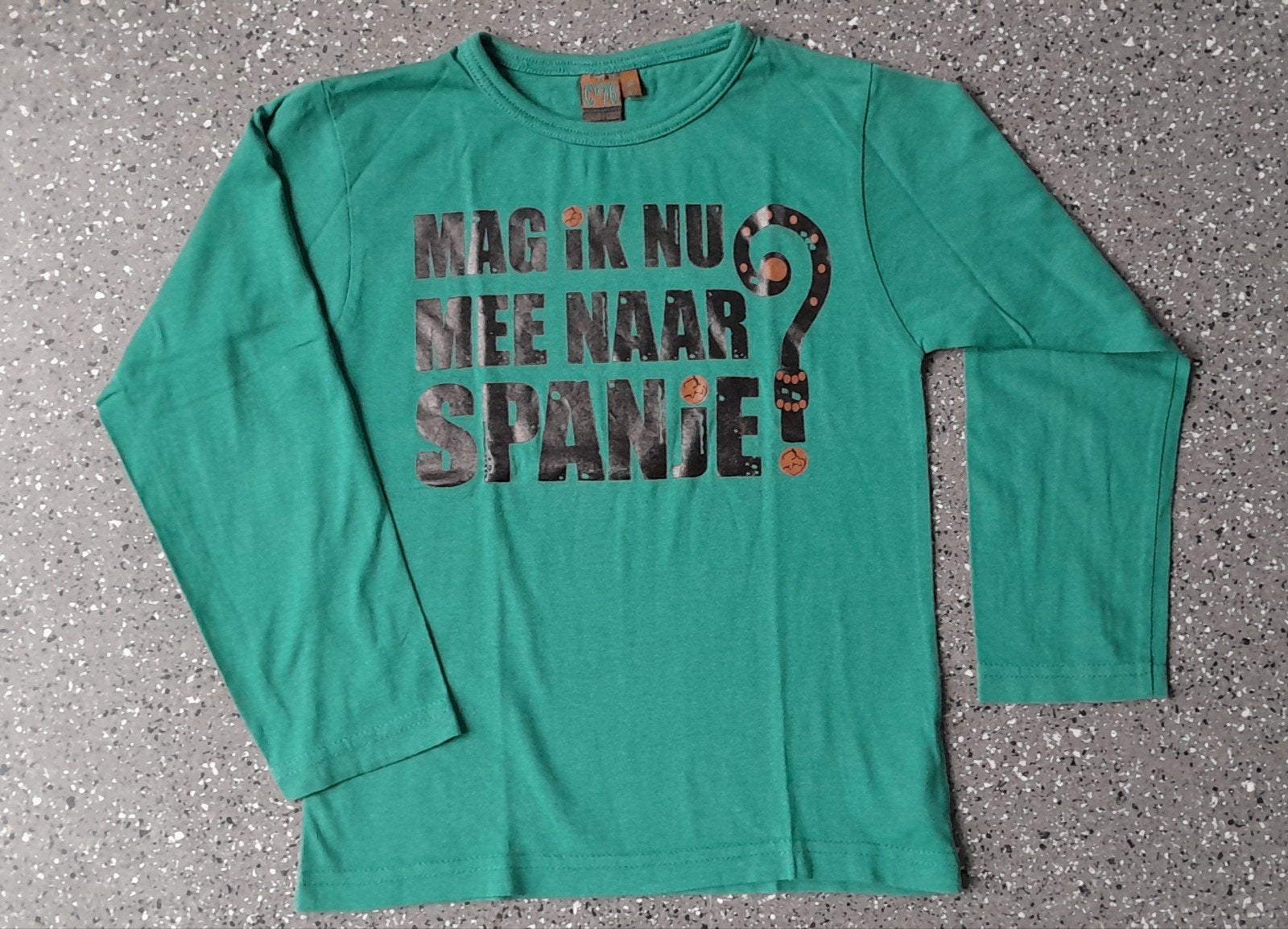 Longsleeve Sinterklaas mt 116 - 122, Kinderen en Baby's, Jongen of Meisje, Ophalen of Verzenden, Zo goed als nieuw, C'76