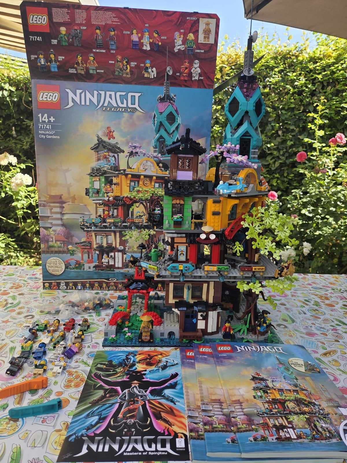 Lego 71741 ninjago city gardens (1x gebouwd), Ophalen of Verzenden, Zo goed als nieuw