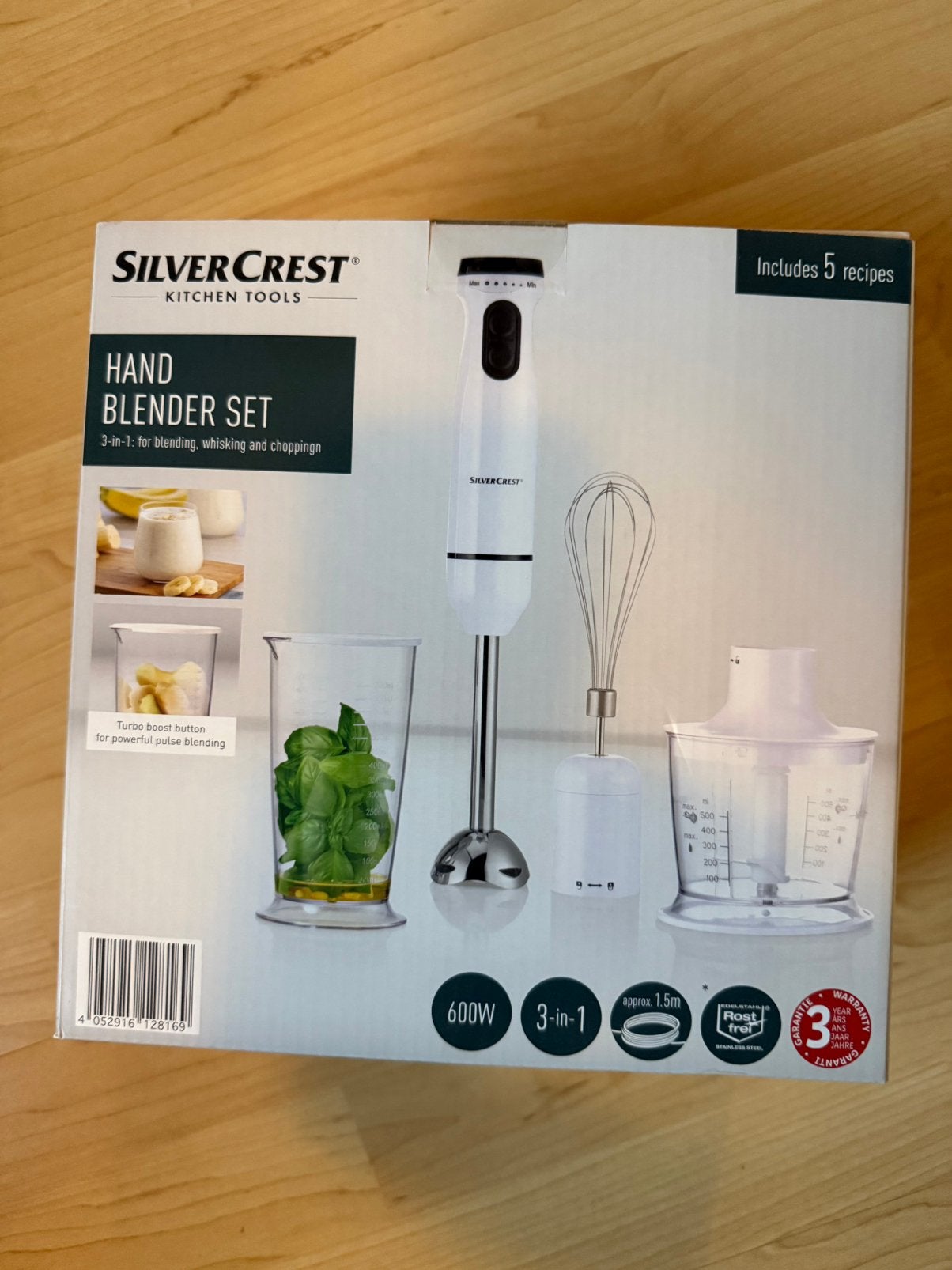 Silvercrest Hand blenderset. Nieuw, Witgoed en Apparatuur, Ophalen of Verzenden, Nieuw