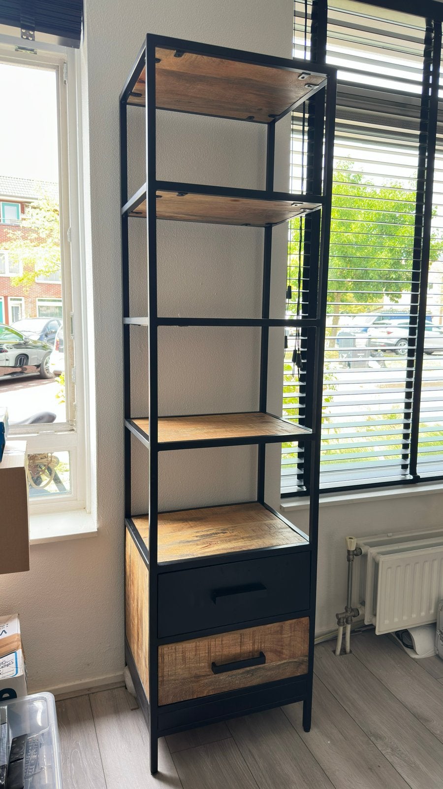 Industriële kast met lades, Huis en Inrichting, Kasten | Boekenkasten, Ophalen, 50 tot 100 cm, Zo goed als nieuw, Metaal