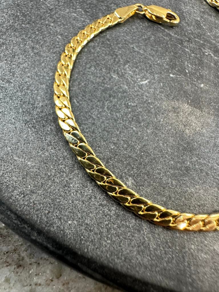 Elegante 18k Gouden Armband - Tijdloze Schoonheid, Ophalen of Verzenden, Nieuw, Goud