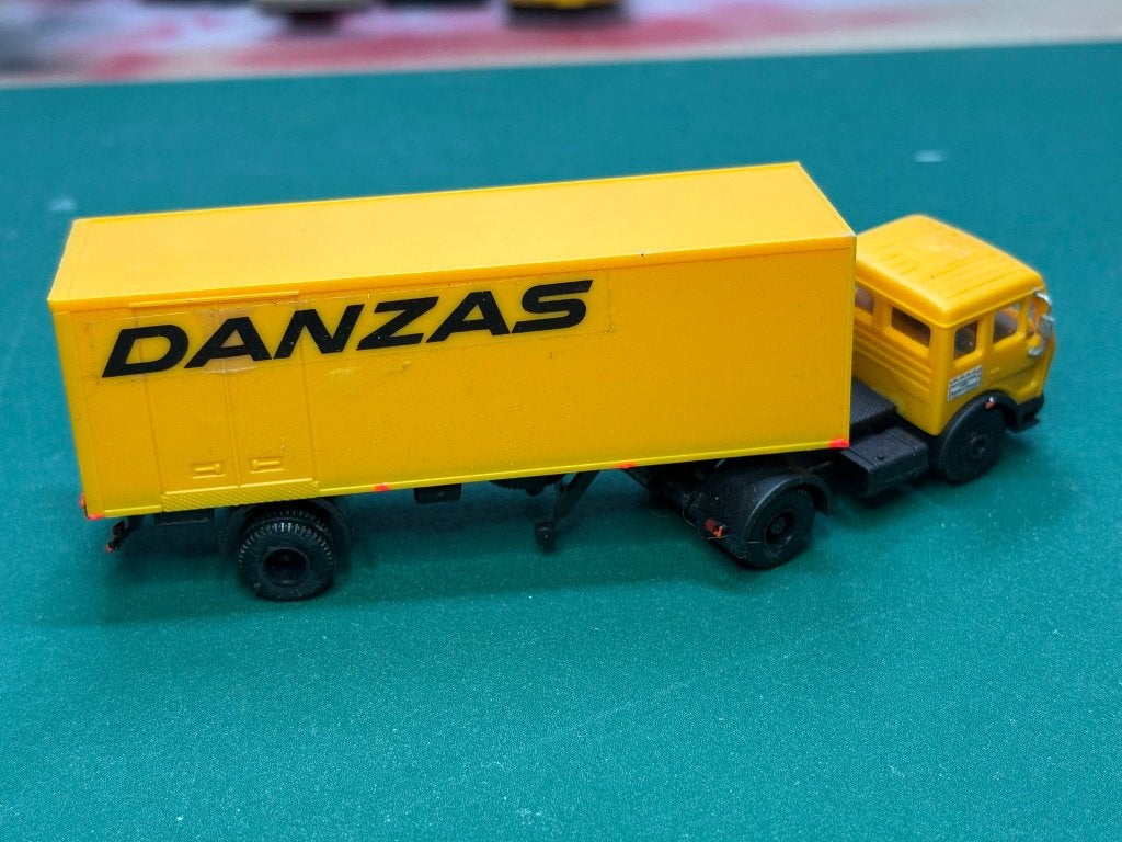 Mercedes Benz Container wagen Danzas IMG6972/3/4, Ophalen of Verzenden, Gebruikt, Bus of Vrachtwagen, Overige merken