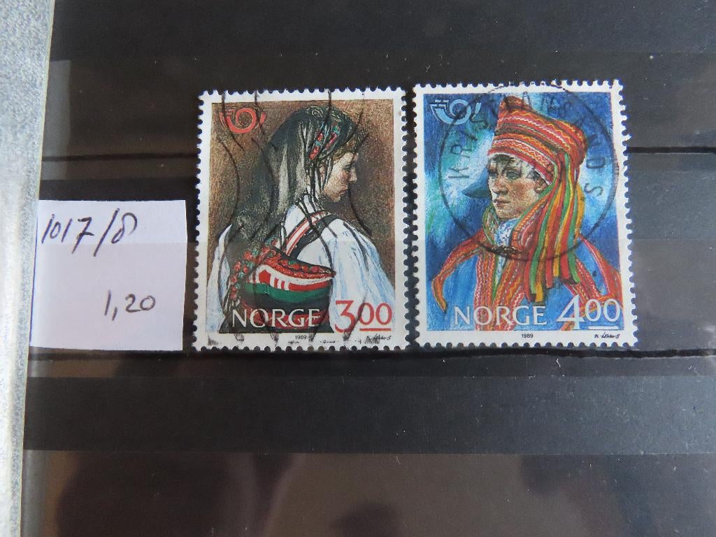 Noorwegen 1017/8, Ophalen of Verzenden, Noorwegen, Gestempeld