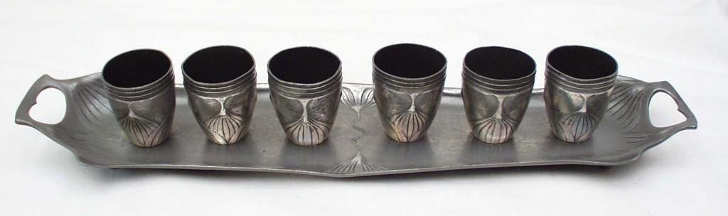 Art Nouveau borrelset - Orivit., Antiek en Kunst, Ophalen of Verzenden
