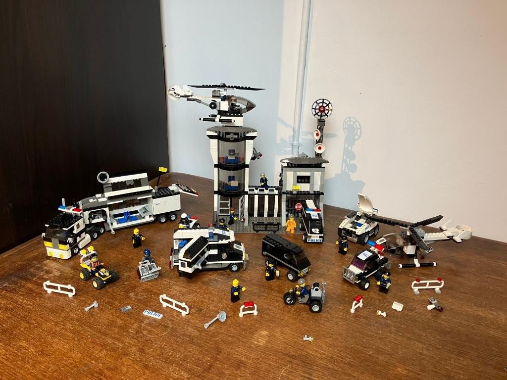 Lot LEGO Politie World City Cityscape diverse sets, Ophalen of Verzenden, Gebruikt, Lego