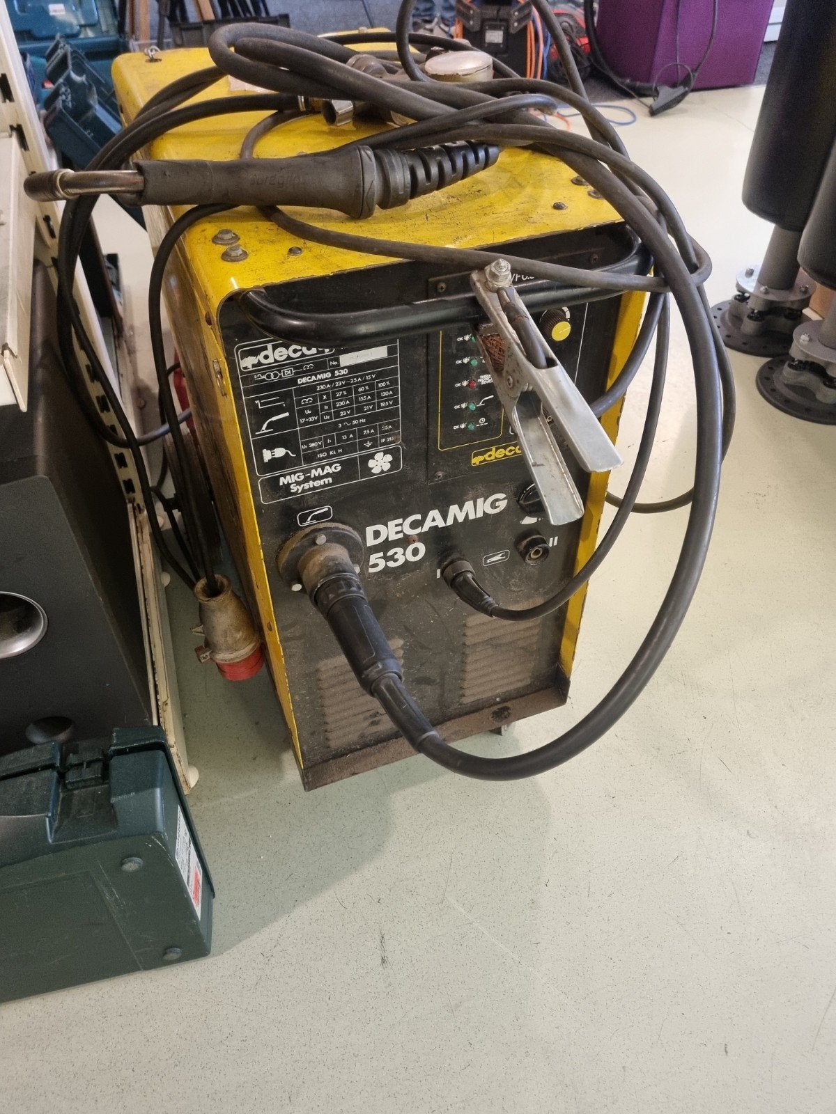 DECAMIG 530 MIG-MAG Lasapparaat - Gebruikt, Werkend, Ophalen, Gebruikt, 150 tot 250 ampère, Co2