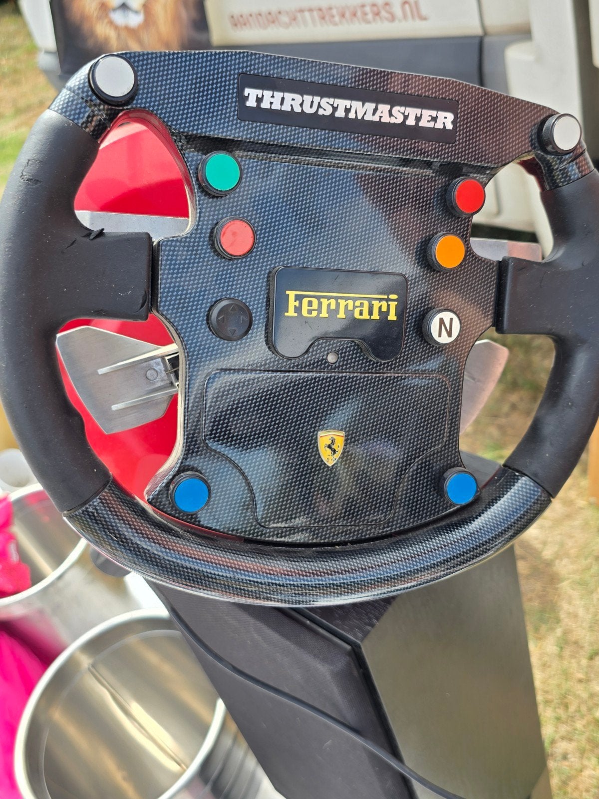 Thrustmaster Ferrari racestuur - Zo goed als nieuw, Racestuur, Force feedback, Ophalen of Verzenden, Zo goed als nieuw