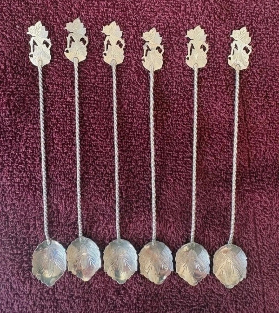 Zilver Wanjang lepeltjes – Djokja, Ophalen of Verzenden