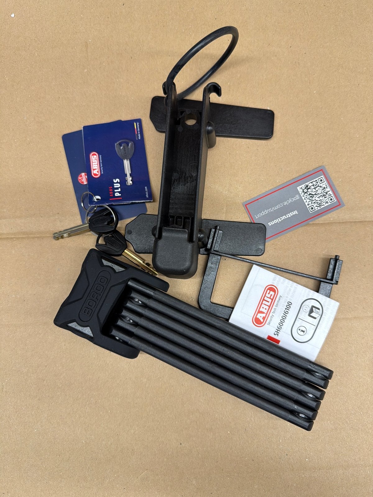 ABUS Vouwslot SH6000/100 met Holster Kit, Nieuw, Ophalen of Verzenden, Nvt, Nvt