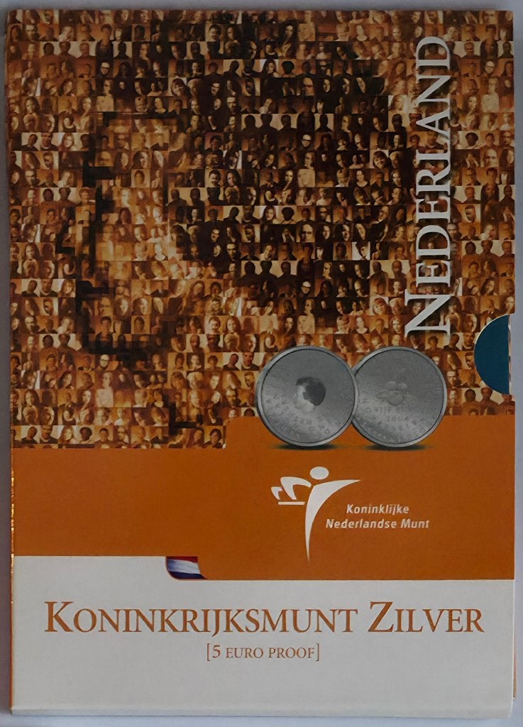 Nederland €5 – Koninkrijksmunt – Proof – Zilver, Postzegels en Munten, Munten | Nederland, Koningin Beatrix, Zilver, Euro's, Ophalen of Verzenden