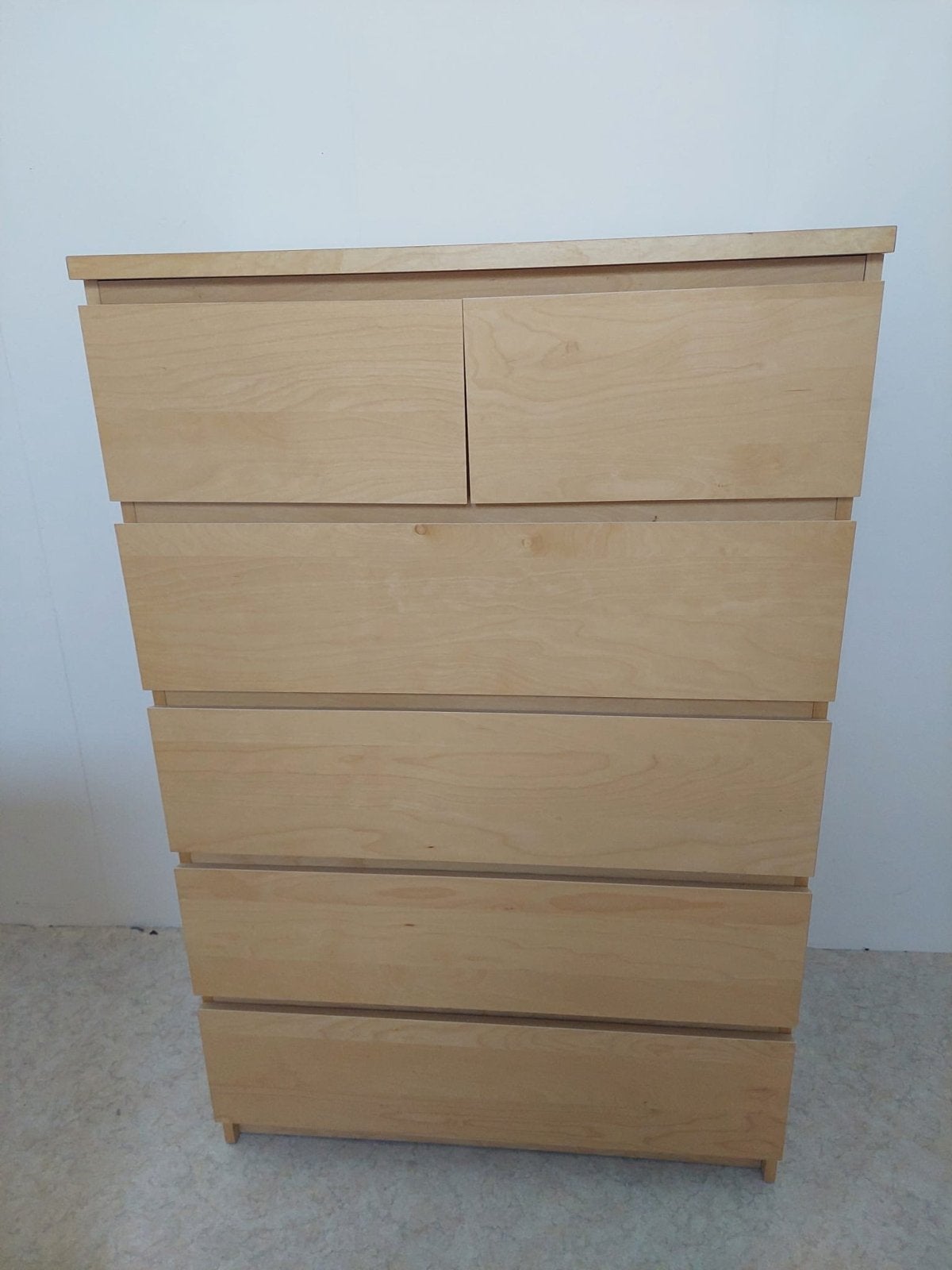 Ikea Malm Houten ladekast met 6 laden - Zo goed als nieuw, Ophalen, 5 laden of meer, 50 tot 100 cm, Zo goed als nieuw