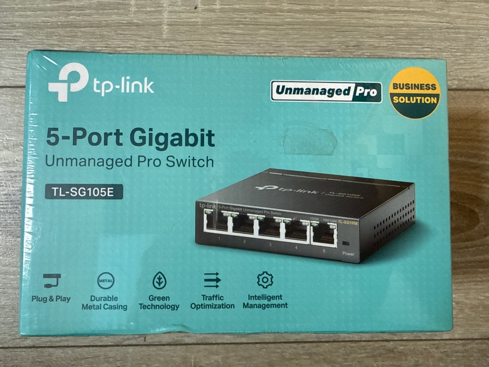TP-Link TL-SG105E 5-Poort Gigabit Unmanaged Pro Switch, Ophalen of Verzenden, Nieuw
