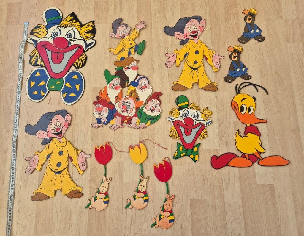 kinderkamerdecoraties, Meerkleurig, Ophalen of Verzenden, Zo goed als nieuw, Handgemaakt