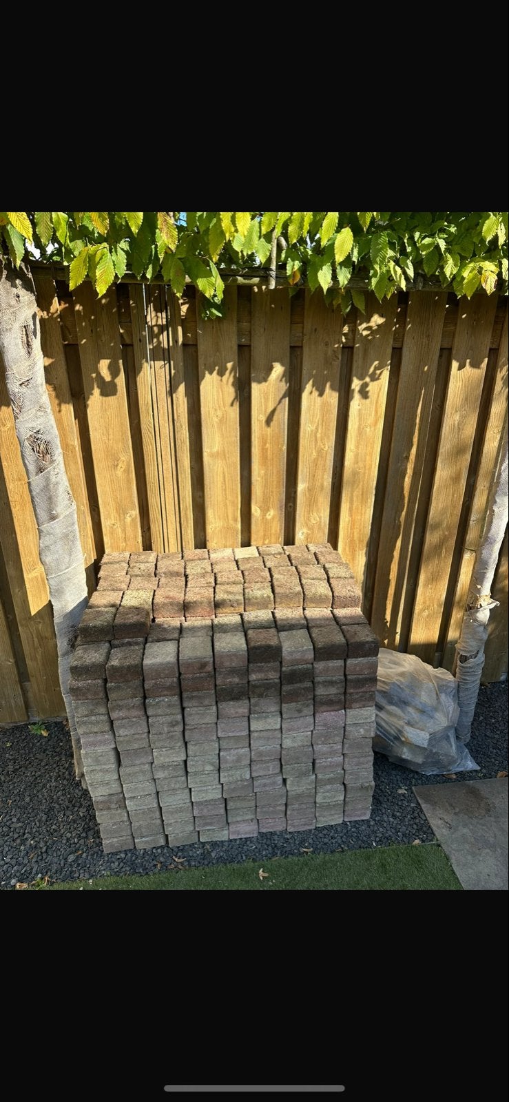 Gebruikte betonnen klinkers voor tuin of oprit, Ophalen, Gebruikt, Klinkers, 5 tot 10 m²