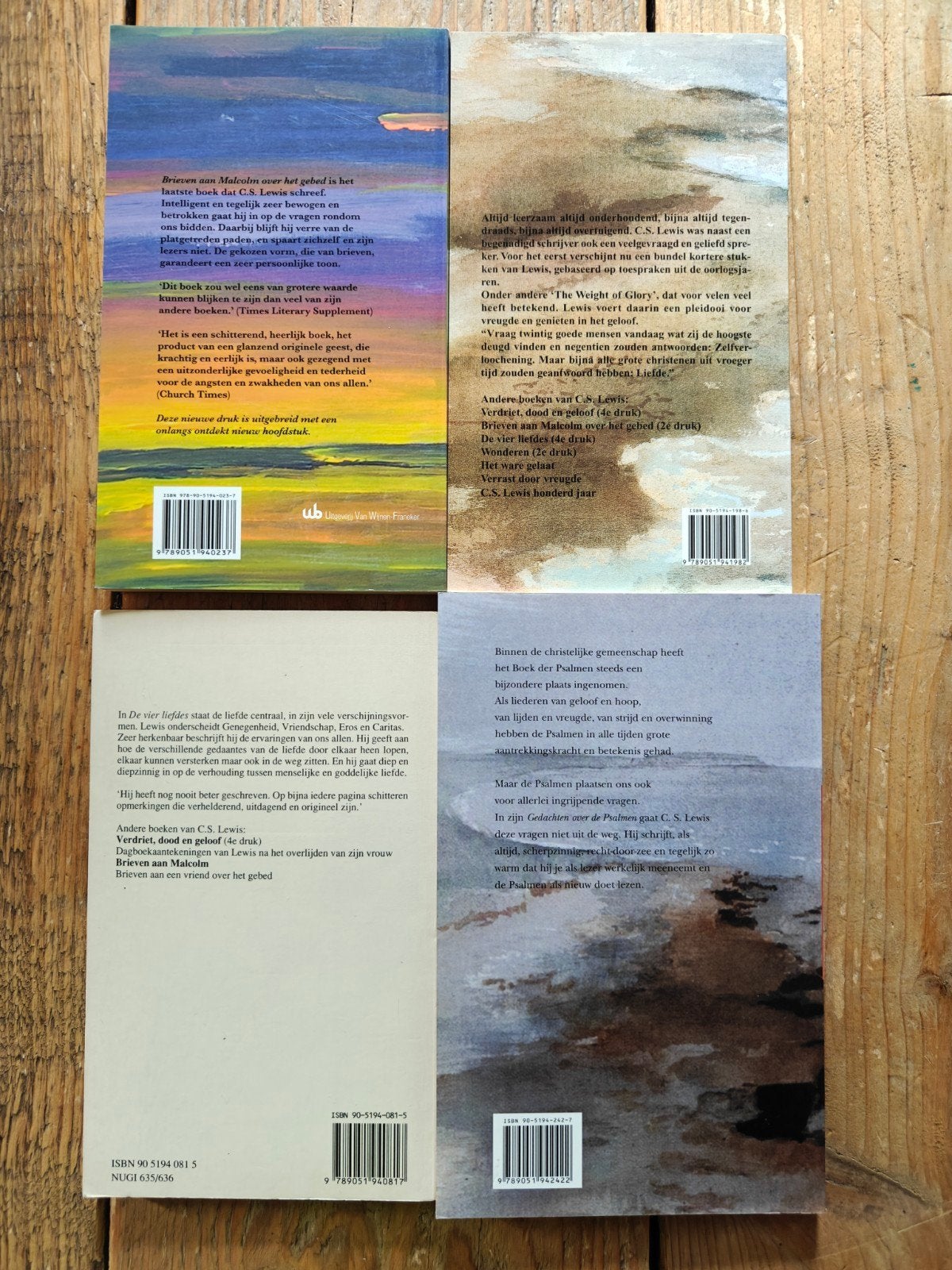 4 Boeken van C.S Lewis., Boeken, Ophalen of Verzenden, Zo goed als nieuw