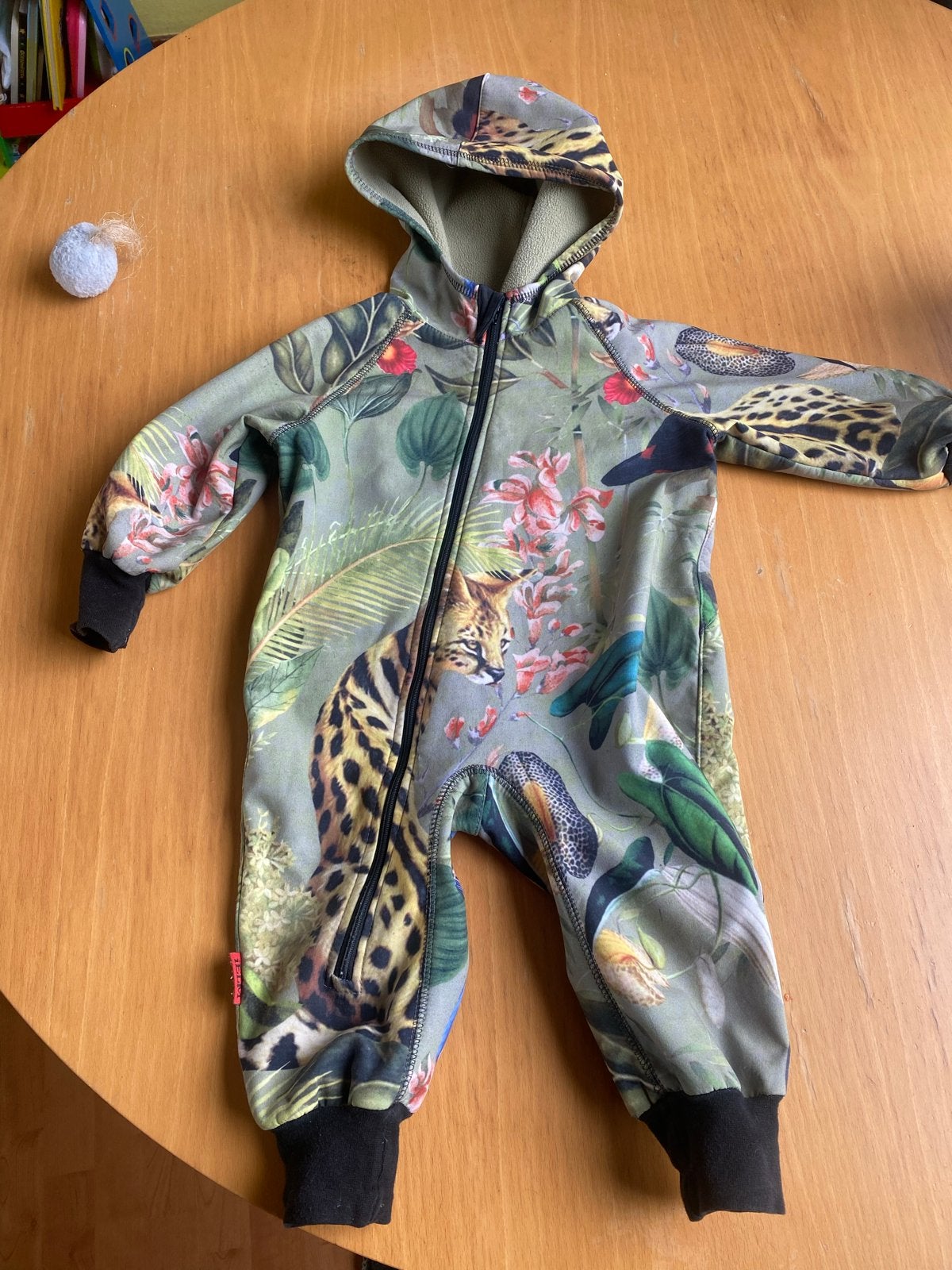 Regenpak maat 80 met jungleprint, Ophalen, Zo goed als nieuw, Regenpak, Kinderen