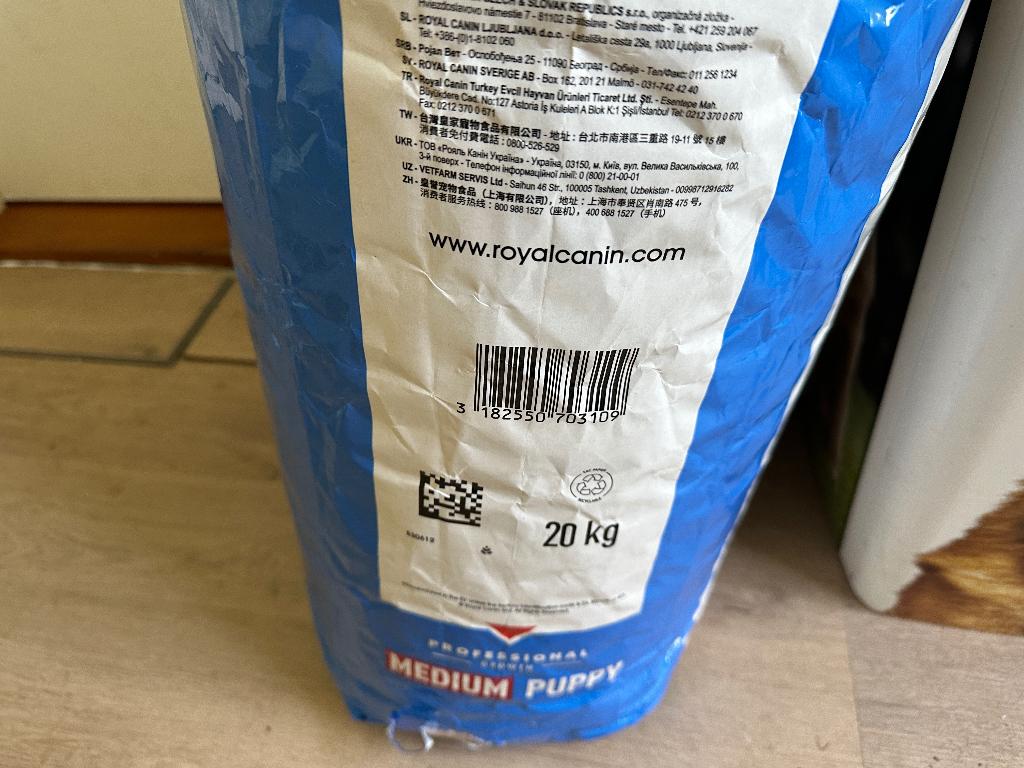 Royal Canin Professional growth 20kg medium puppy voer, Dieren en Toebehoren, Ophalen, Hond
