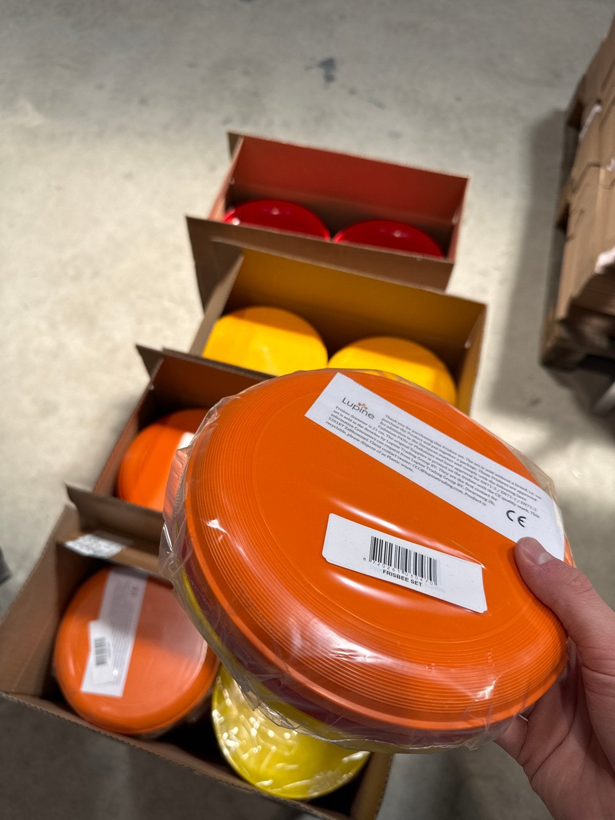 Partij frisbees - geel, oranje en sets, Ophalen of Verzenden, Nieuw
