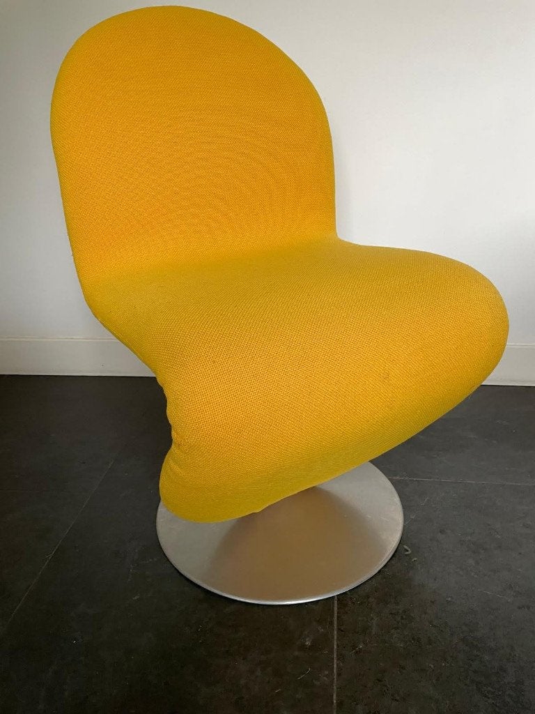 Verner Panton System 1-2-3 draaistoel vintage, Ophalen, Gebruikt, Overige kleuren, Metaal