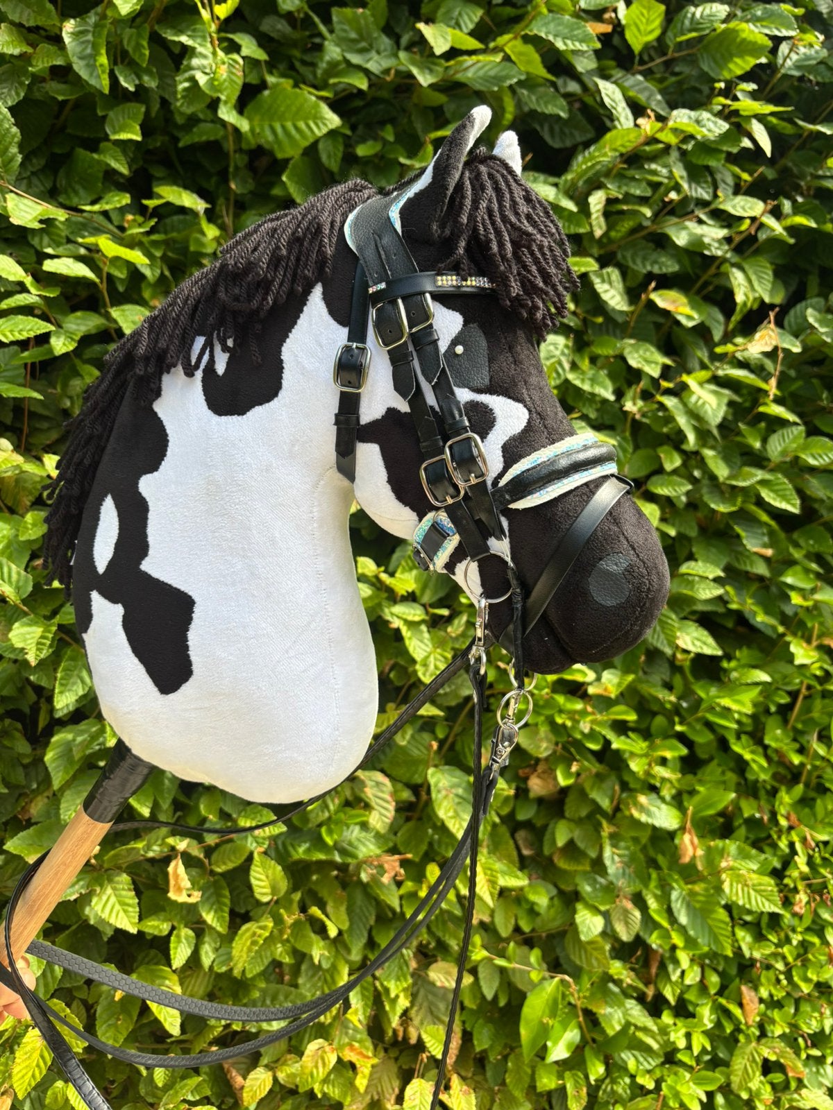 Dressuur hobbyhorse incl hoofdstel, Hobby en Vrije tijd, Ophalen of Verzenden, Zo goed als nieuw