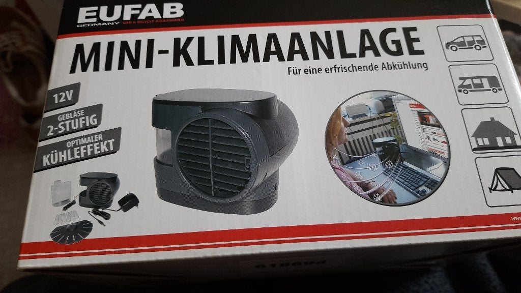 Mini airco - nieuw, Minder dan 60 m³, Nieuw, 3 snelheden of meer, Ophalen of Verzenden