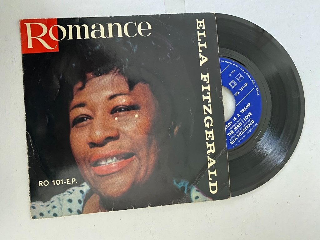 Ella Fitzgerald – The Lady Is A Tramp, Cd's en Dvd's, 7 inch, Zo goed als nieuw, EP, Jazz en Blues