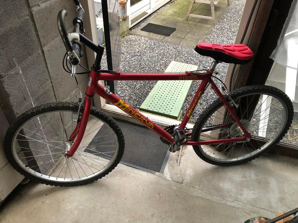 Minerva Mountainbike - 21 Shimano Speed, Gebruikt, Heren, 49 tot 53 cm, Geen vering
