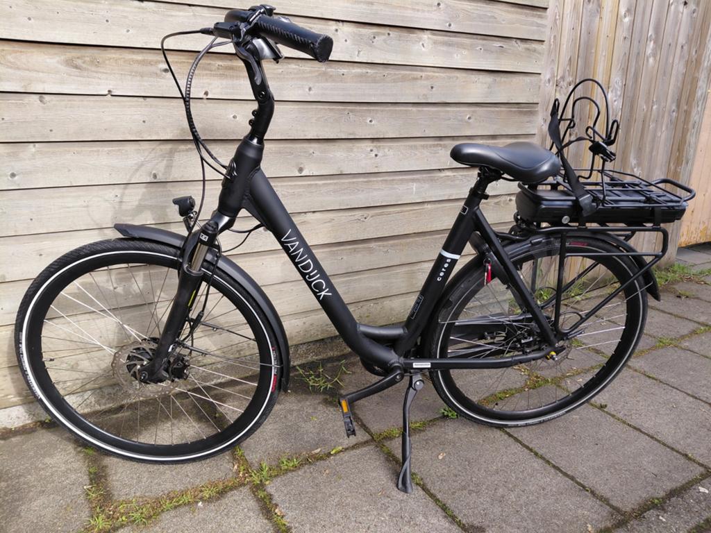 E-bike Vandijck Ceres E-bike - Maat L -  7 maand oud, Fietsen en Brommers, Gebruikt, 50 km per accu of meer, 55 tot 59 cm, Ophalen