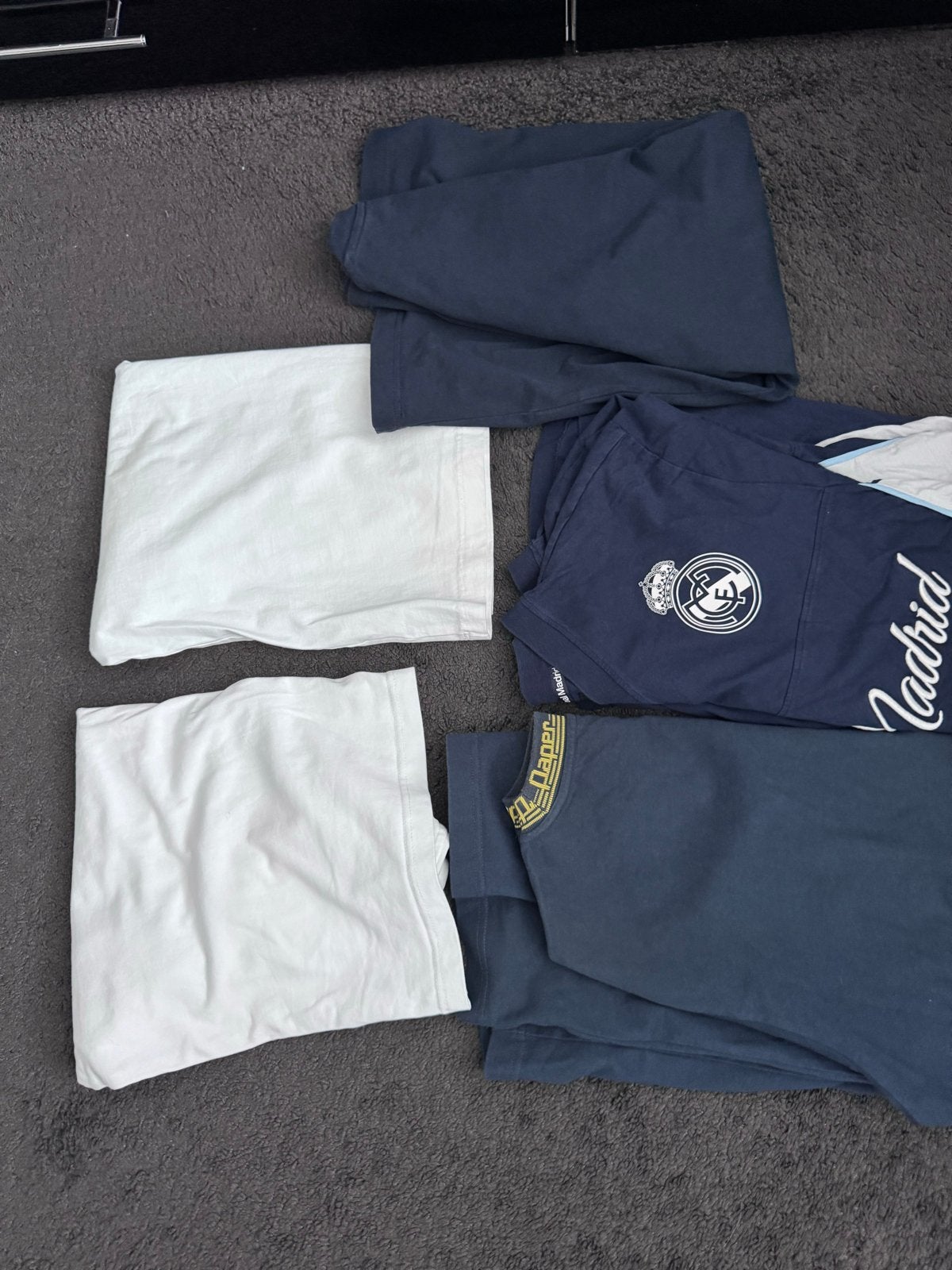 Diverse T-shirts: Louis Vuitton, Daily Paper, Real Madrid, Ophalen of Verzenden, Gedragen, Overige maten, Wit