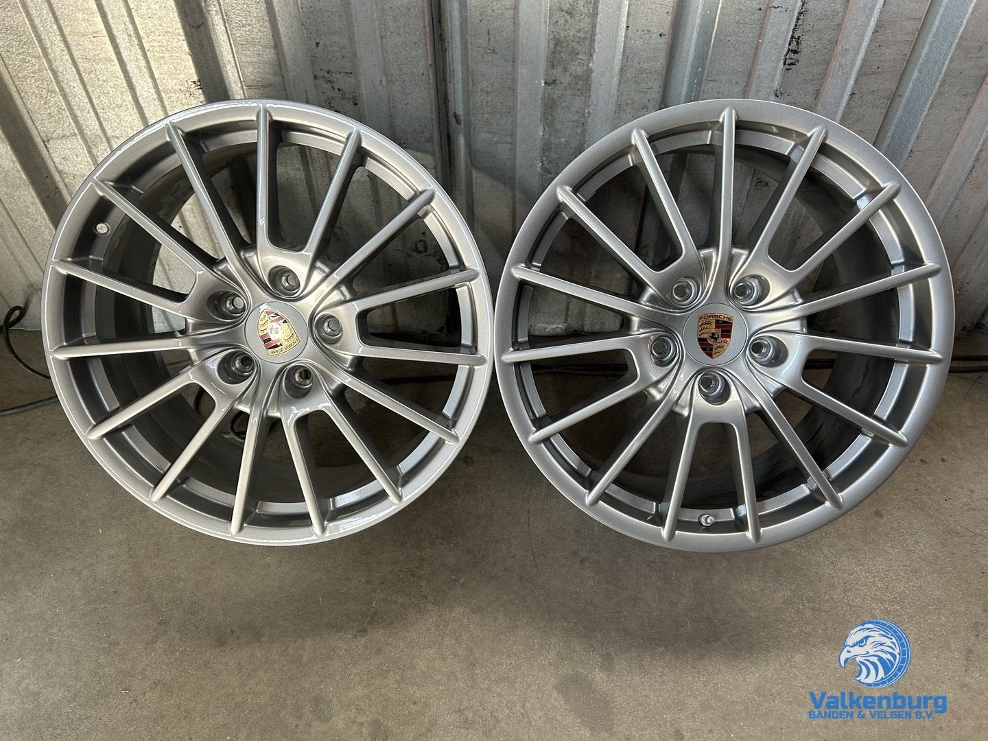 2 stuks originele Porsche Panamera 970 20 inch velgen 5x130, Auto-onderdelen, Gebruikt, Velg(en), -, -