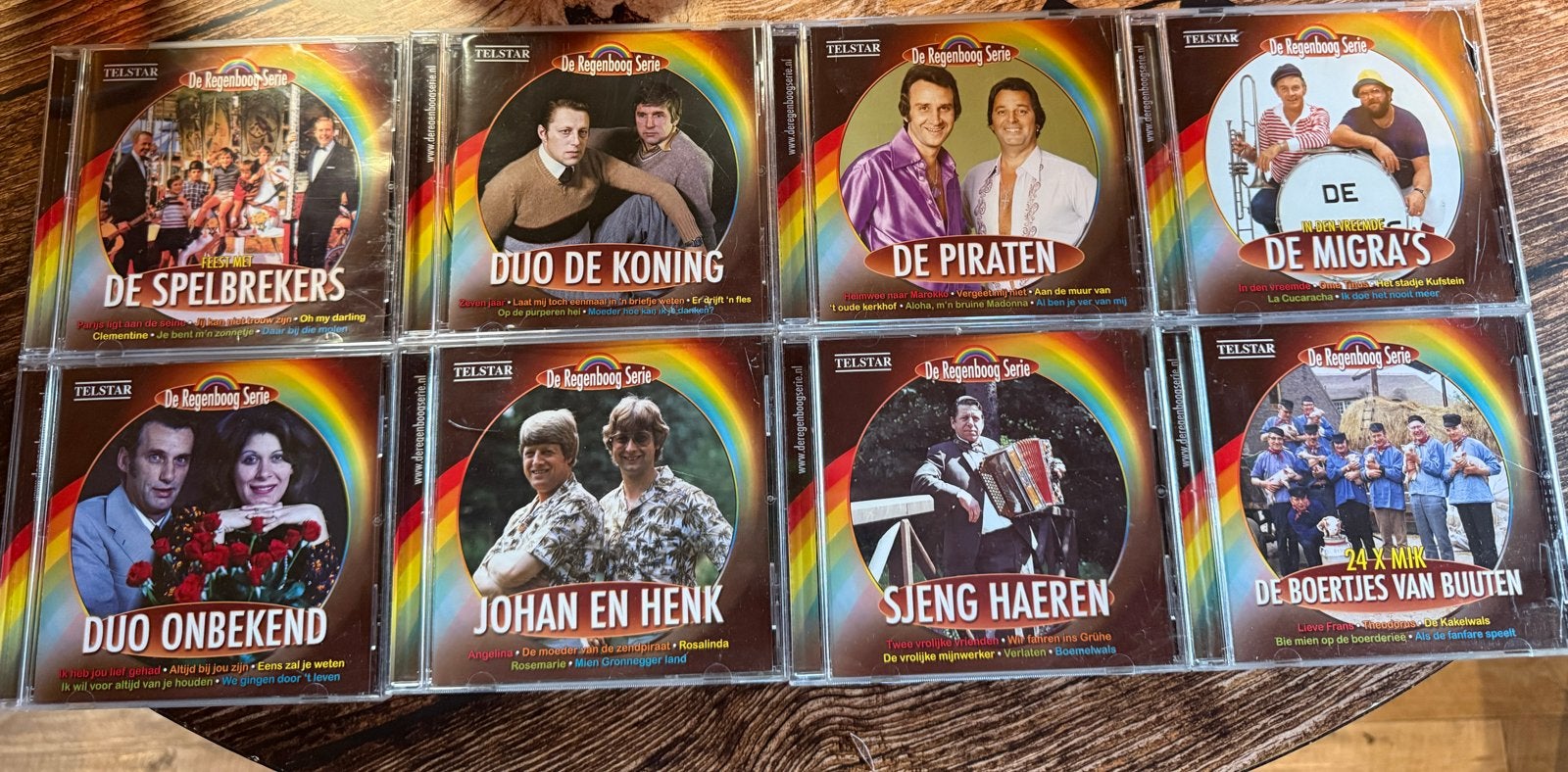 De Regenboog Serie Telstar CD's - Diverse Artiesten, Cd's en Dvd's, Gebruikt, Ophalen of Verzenden, Levenslied of Smartlap, Inclusief doosje