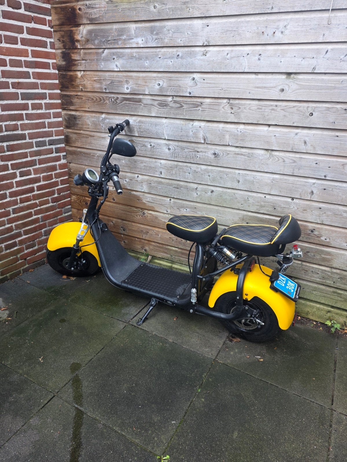 Elektrische Scooter - Geel, Ophalen, Gebruikt, Elektrisch, Overige merken