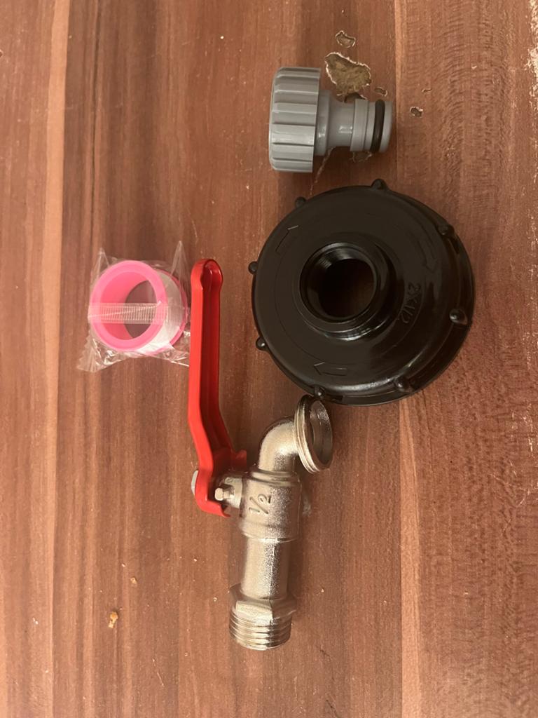 IBC Tank Adapter Set met Kraan en Tuinslangaansluiting, Jansstraat 1/4, Nieuw, Ophalen of Verzenden, Markvanooyen