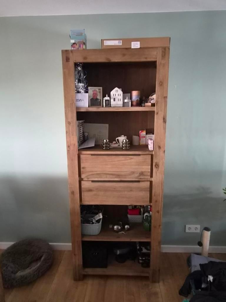 Hoge kast Salzburg Pronto Wonen - 200x80x40 cm, Ophalen, Met plank(en), Gebruikt, 200 cm of meer