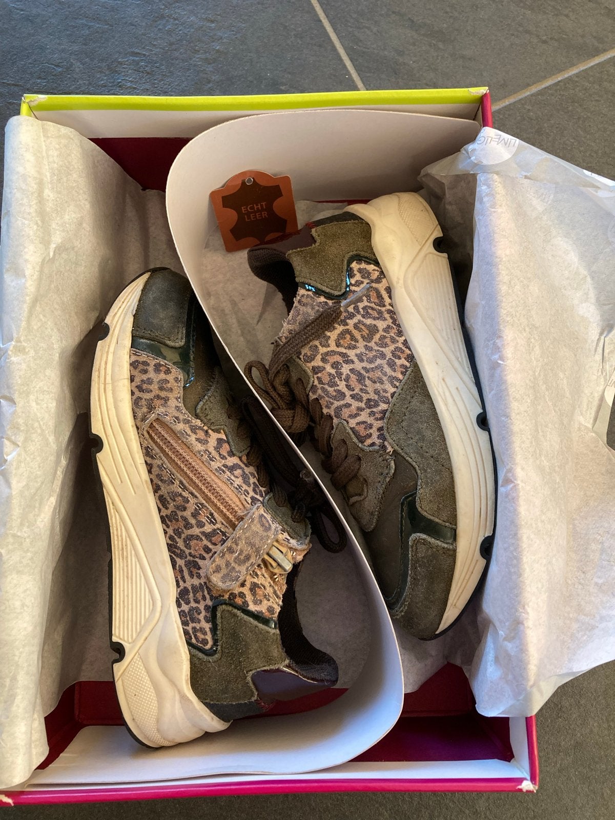 Limelight sneakers maat 29 - Luipaardprint, Ophalen of Verzenden, Gebruikt, Jongen of Meisje, Schoenen