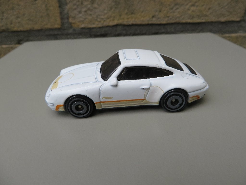 Hotwheels Porsche Carrera 1996 wit, Ophalen of Verzenden, Gebruikt, Auto