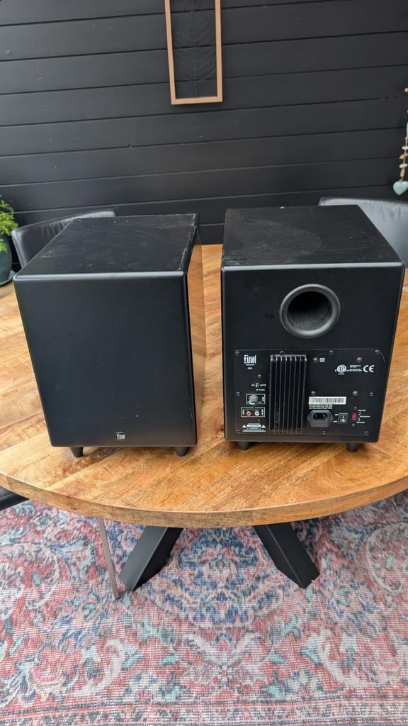 Final subwoofers type S95, 2 stuks, Gebruikt, Subwoofer, 120 watt of meer, Ophalen