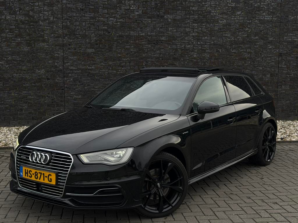 Audi A3 1.4 Tfsi 204pk E-tron S Tronic 2015 | S-Line | Pano, Auto's, 4 cilinders, Zwart, Hybride Elektrisch/Benzine, 149 pk