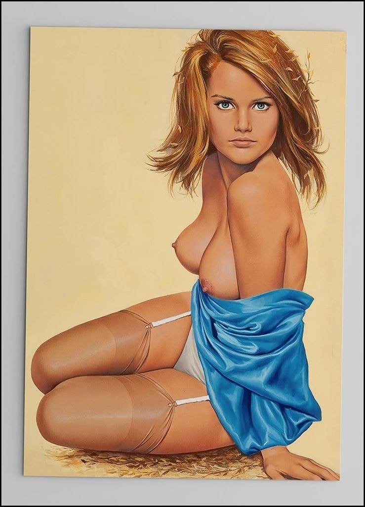 ASLAN Retro Pin up 50\'s Poster affiche, Verzenden, Overige typen