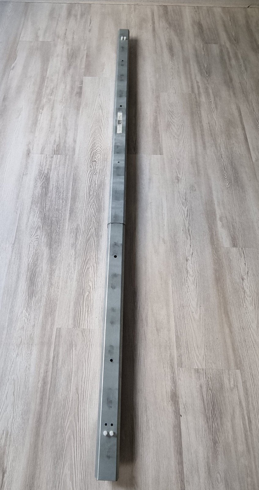 Skorva (Ikea) middenbalk verzinkt, Huis en Inrichting, Slaapkamer | Bedden, Ophalen, Gebruikt, Eenpersoons, Wit