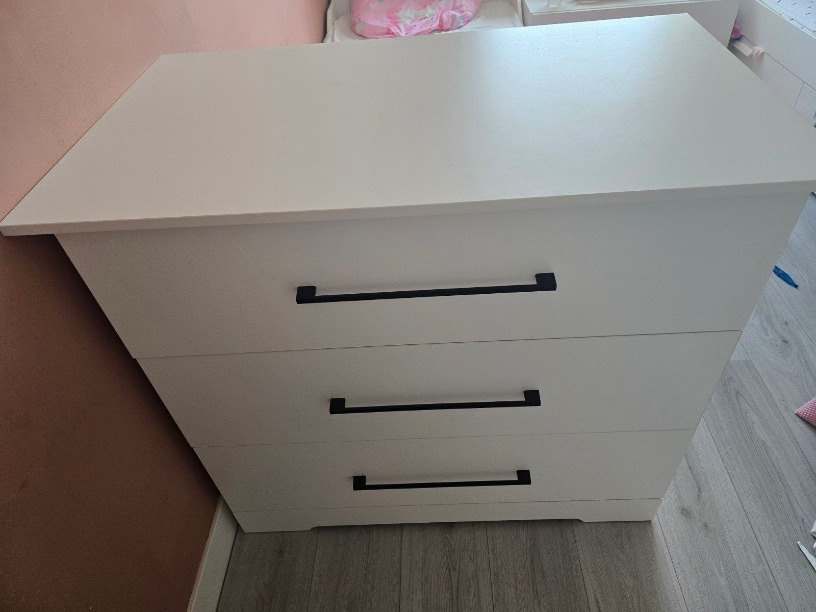 Interbaby Commode met 3 lades - wit, Ophalen, Gebruikt, 50 tot 70 cm, 75 tot 100 cm