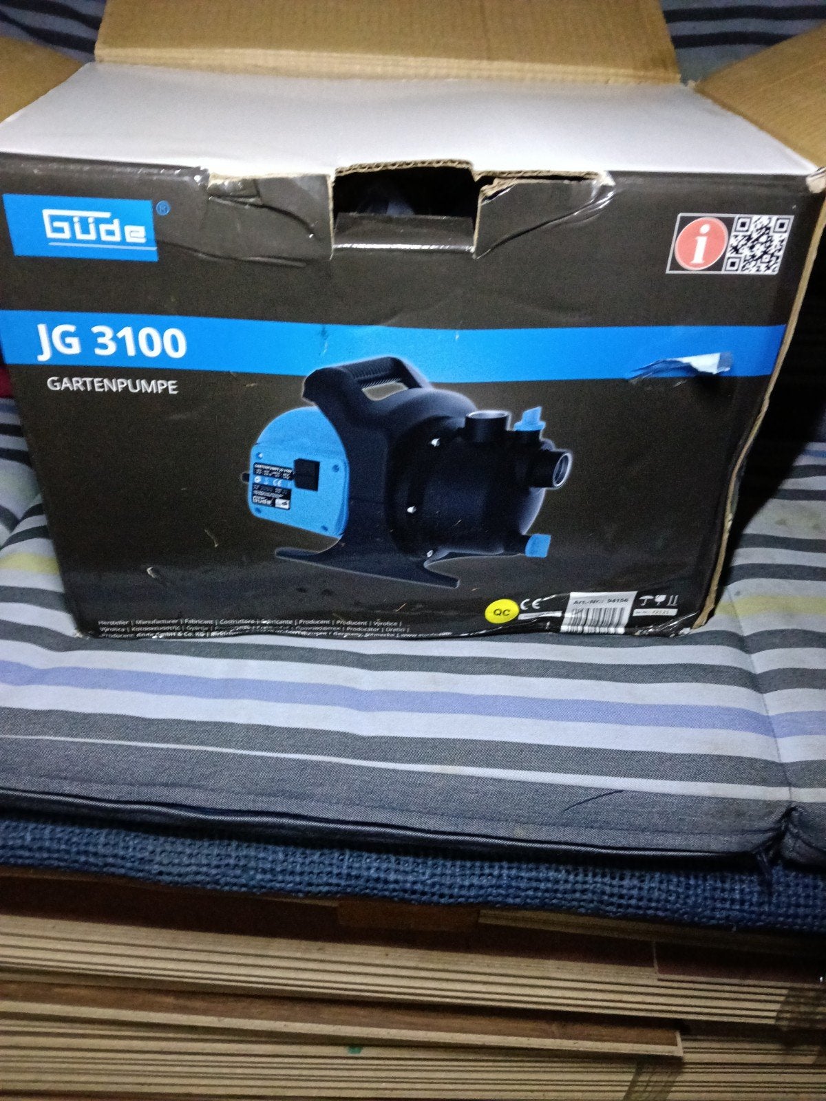 Güde JG 3100 Tuinpomp - Nieuw in doos, Tuin en Terras, Ophalen of Verzenden, Nieuw, Elektrisch, Besproeiingspomp