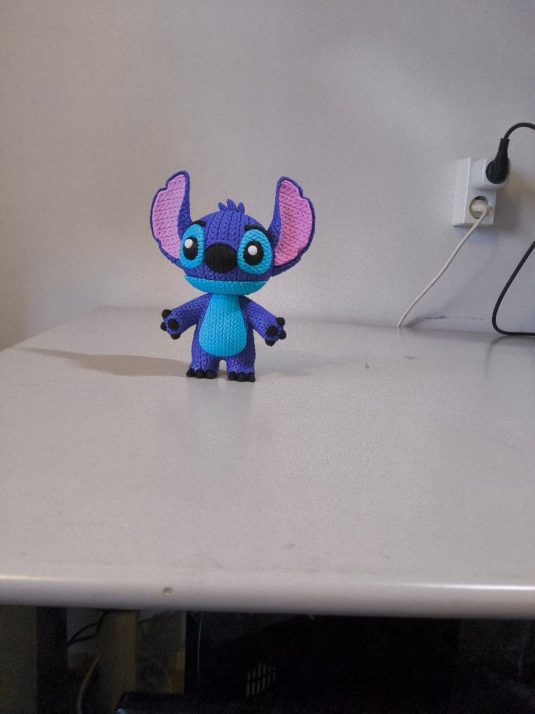 3D geprinte Stitch staand, Verzamelen, Poppetjes en Figuurtjes, Nieuw, Ophalen of Verzenden