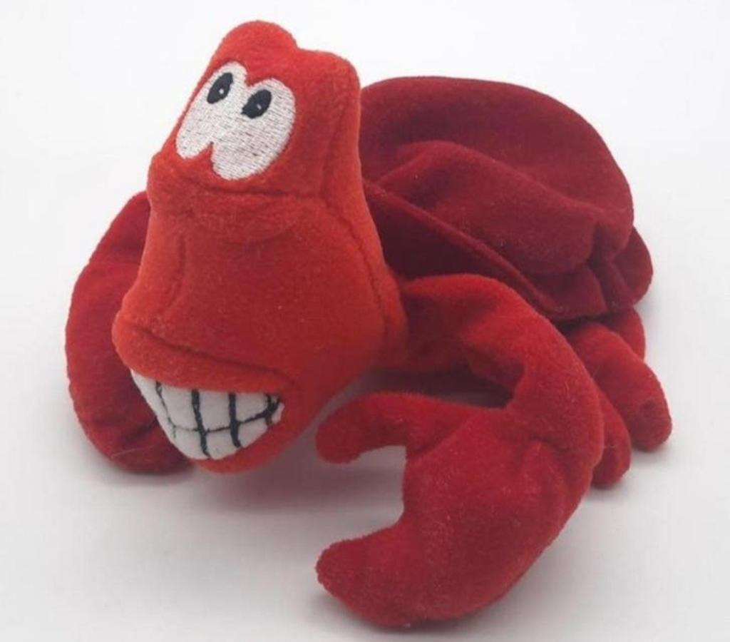 Disney Kleine Zeemeermin Sebastiaan knuffel bean bag, Ophalen of Verzenden, Pocahontas of Kl. Zeemeermin, Gebruikt, Knuffel