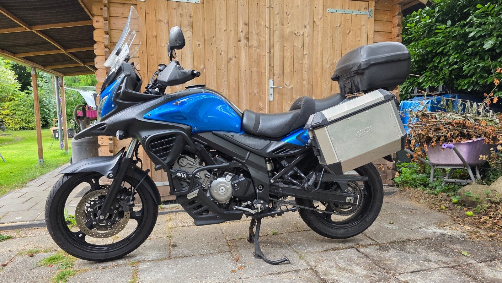 Suzuki V-Strom 650 XT 2016 38780km Givi koffers en topkoffer, Motoren, Motoren | Suzuki, Particulier, Toermotor, ABS, Handvatverwarming