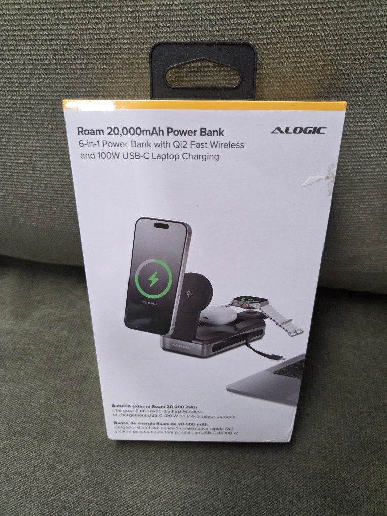 Alogic Roam 6-in-1 20,000mAh Power Bank, Ophalen of Verzenden, Nieuw, Alogic