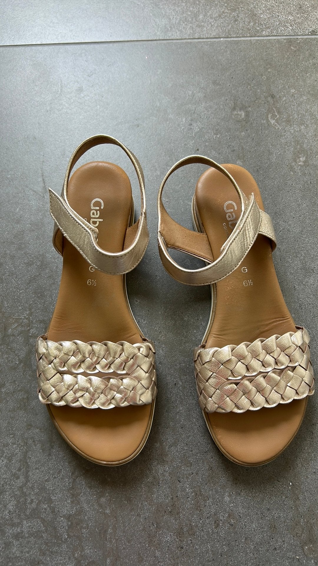 Sandalen, merk: Gabor, maat: 40, kleur: rosé, Zo goed als nieuw, Roze, Sandalen of Muiltjes, Ophalen of Verzenden